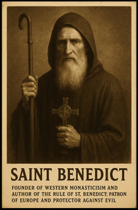Saint Benedict Poster