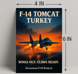 F-14 Tomcat Soaring High Poster PosterGoat