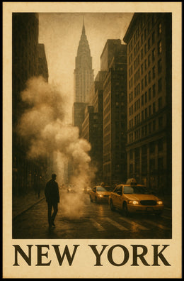 New York Cityscape Poster