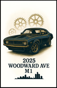 2025 Woodward Ave M1 Poster