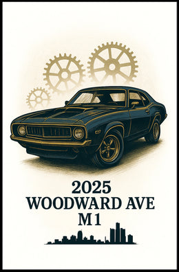 2025 Woodward Ave M1 Poster