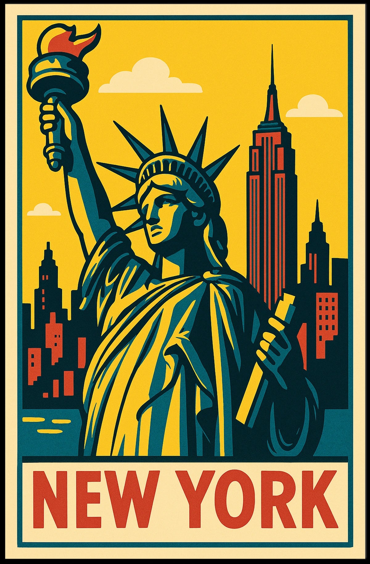 Iconic New York Poster