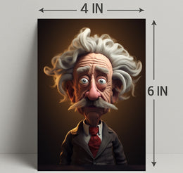 Whimsical Professor Character Poster PosterGoat