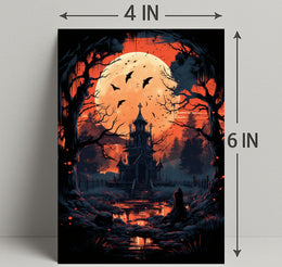 Haunted Mansion Under The Blood Moon Poster