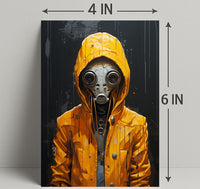 The Enigmatic Figure In Yellow Poster PosterGoat