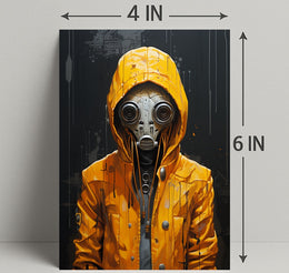 The Enigmatic Figure In Yellow Poster PosterGoat