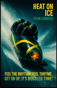 Heat On Ice Team Jamaica Poster