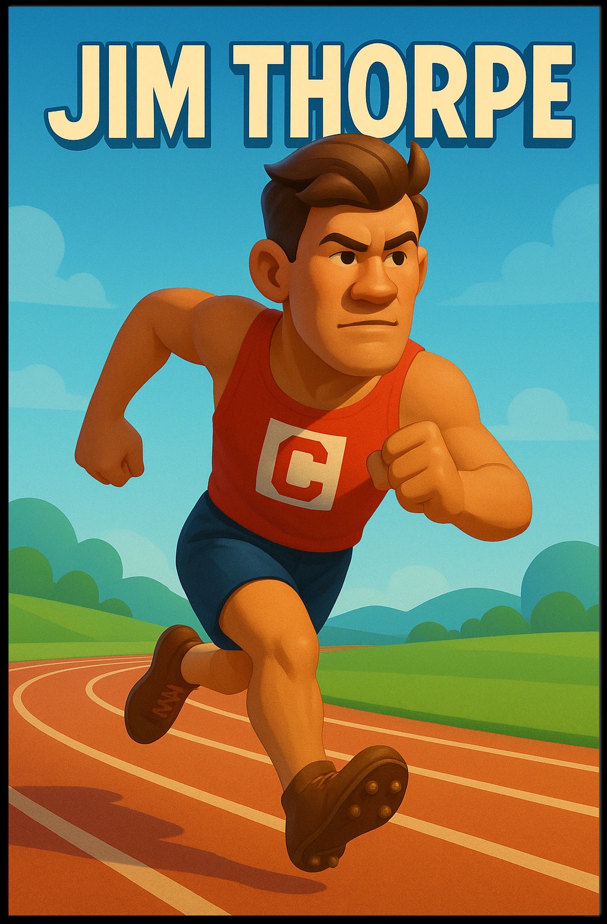 Jim Thorpe Athletic Legend Poster