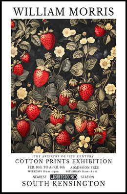 William Morris 19th Century Cotton Prints Poster