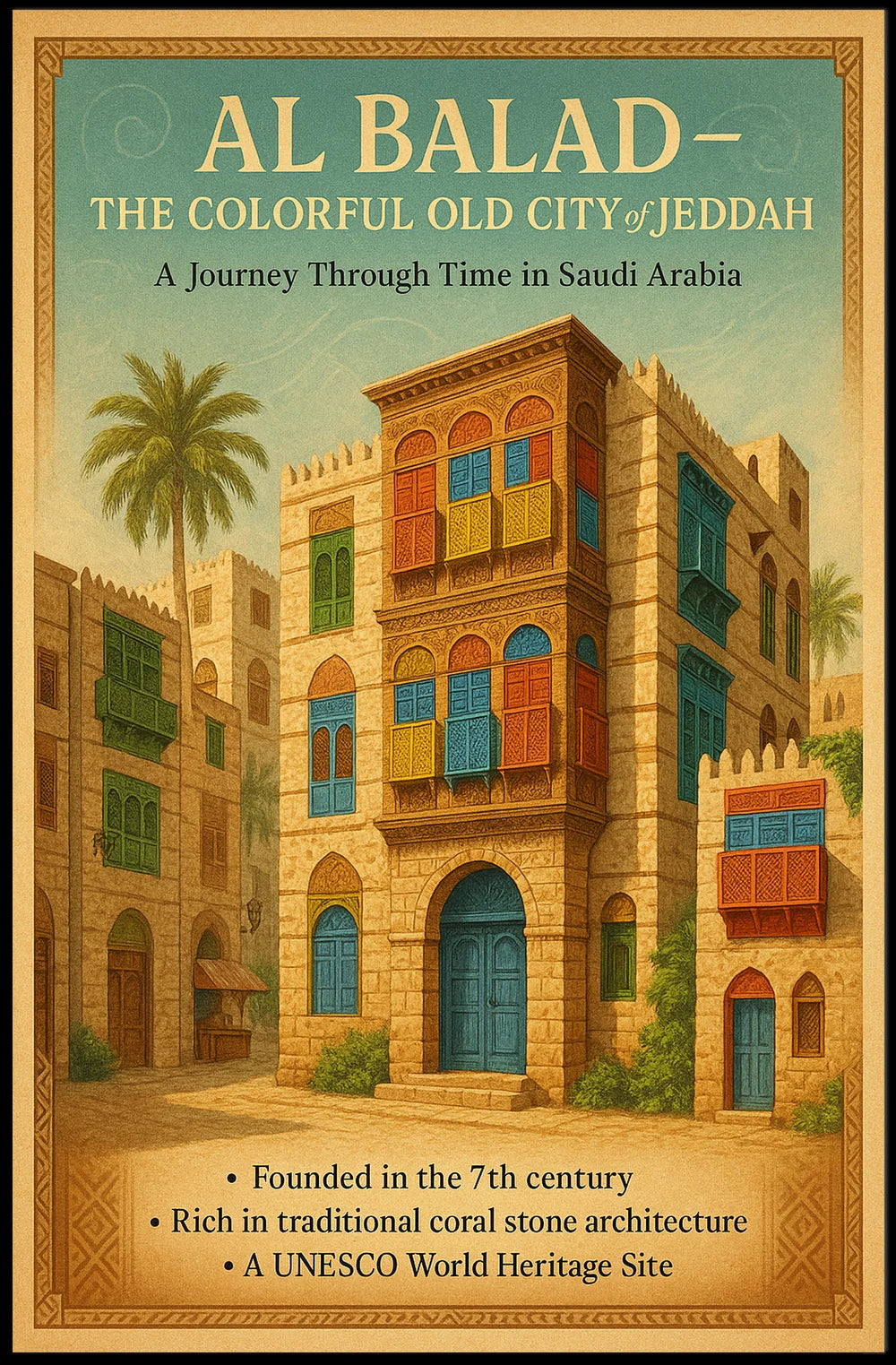 Historic Lamu UNESCO World Heritage Site Poster