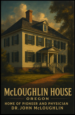 Mcloughlin House Home Of Dr. John Poster