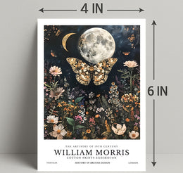William Morris Celestial Nature Vintage Artistic Poster