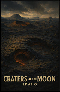 Craters Of The Moon Poster