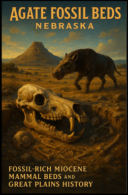 Agate Fossil Beds Nebraska Poster