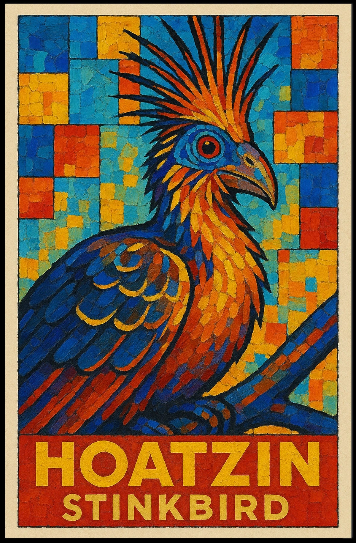 Hoatzin Stinkbird Poster