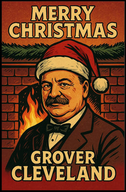 Grover Cleveland Christmas Poster