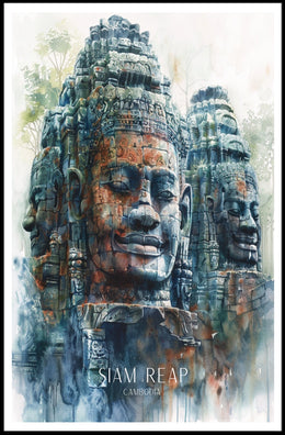 Siam Reap Cambodia Poster