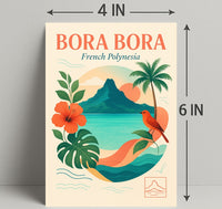 Bora Bora French Polynesia Poster PosterGoat