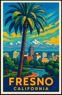 Fresno, California Poster