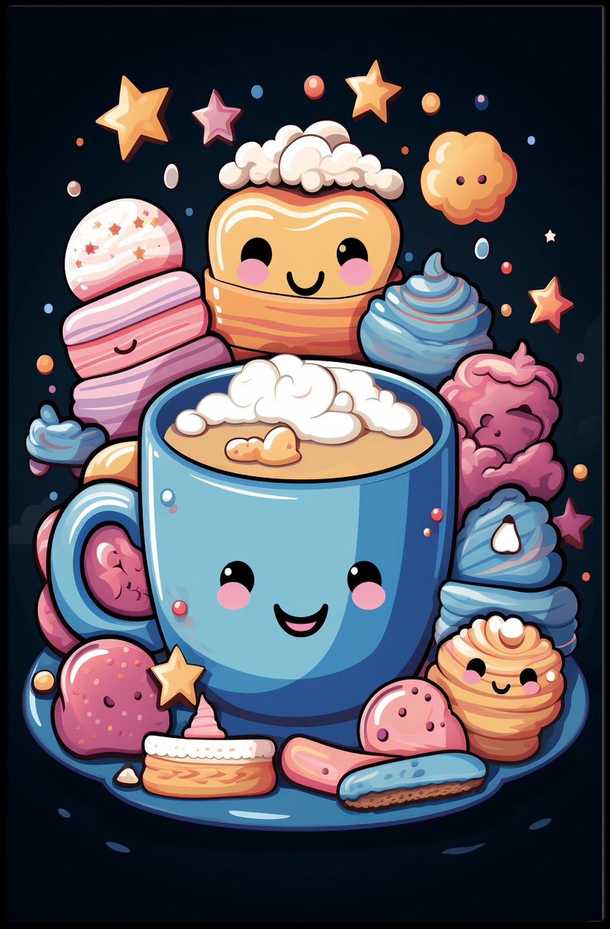 Cozy Cup Of Joy Poster