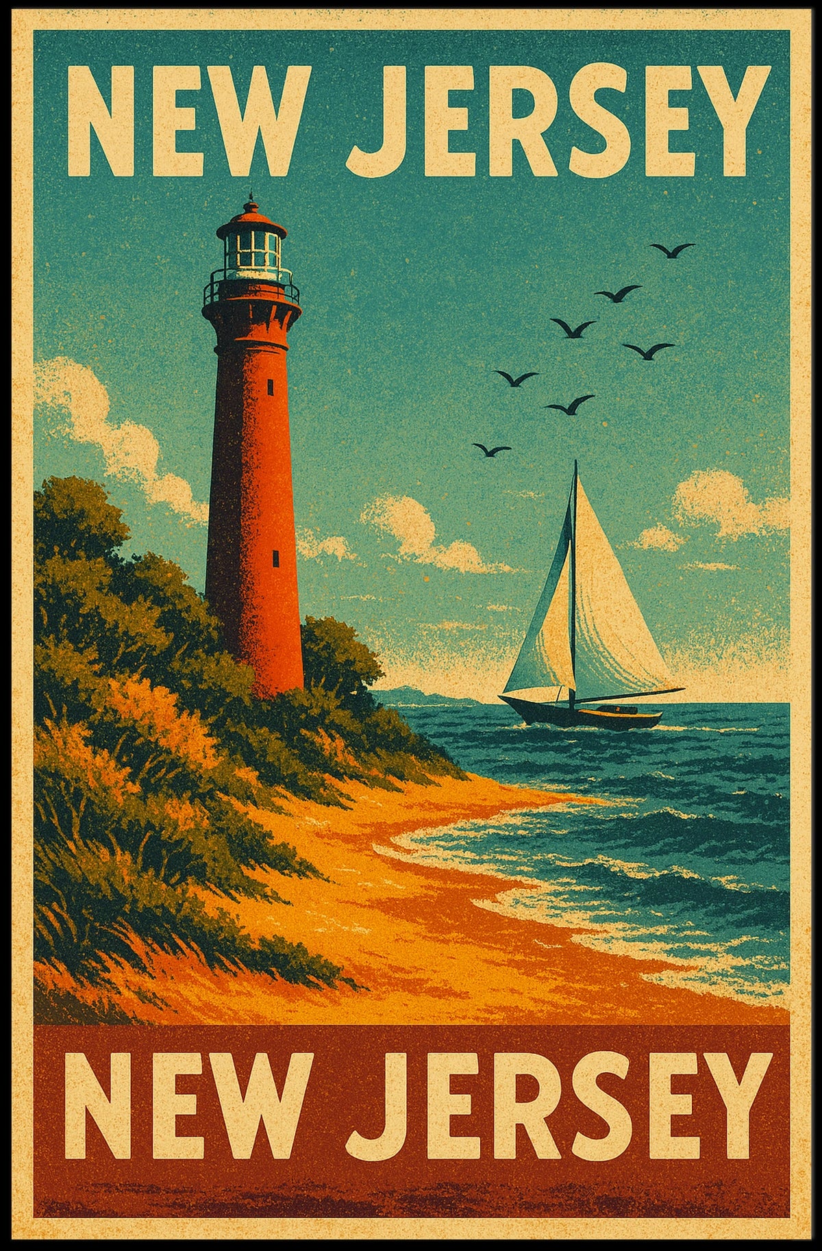 Scenic New Jersey Poster