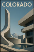 Modern Architecture In Colorado Modern Poster