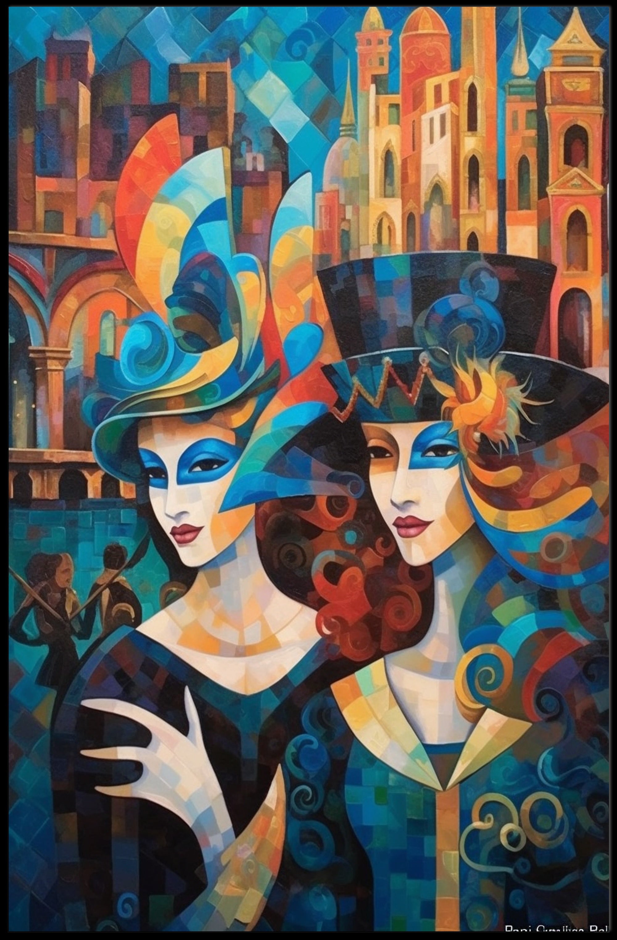 Venetian Masquerade Poster