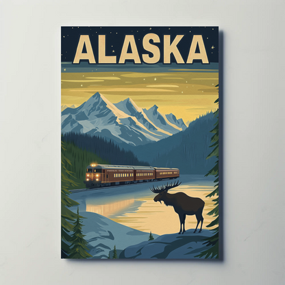 Alaskan Scenic Railroad Poster