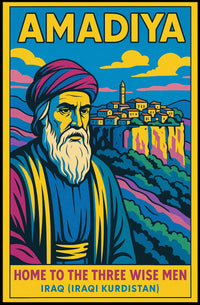 Amadiya Home To The Three Wise Men Poster
