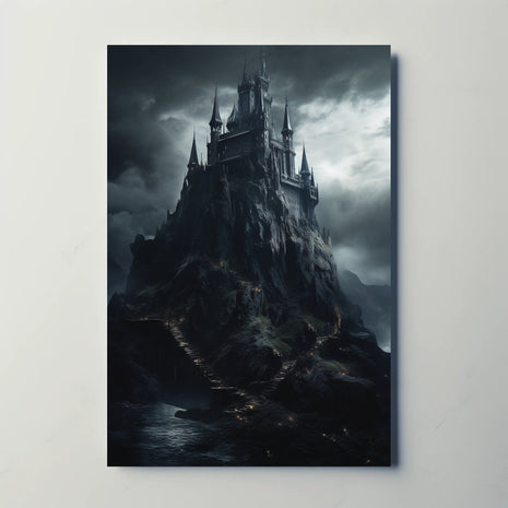 Gothic Mystical Castle Adventure Art Poster