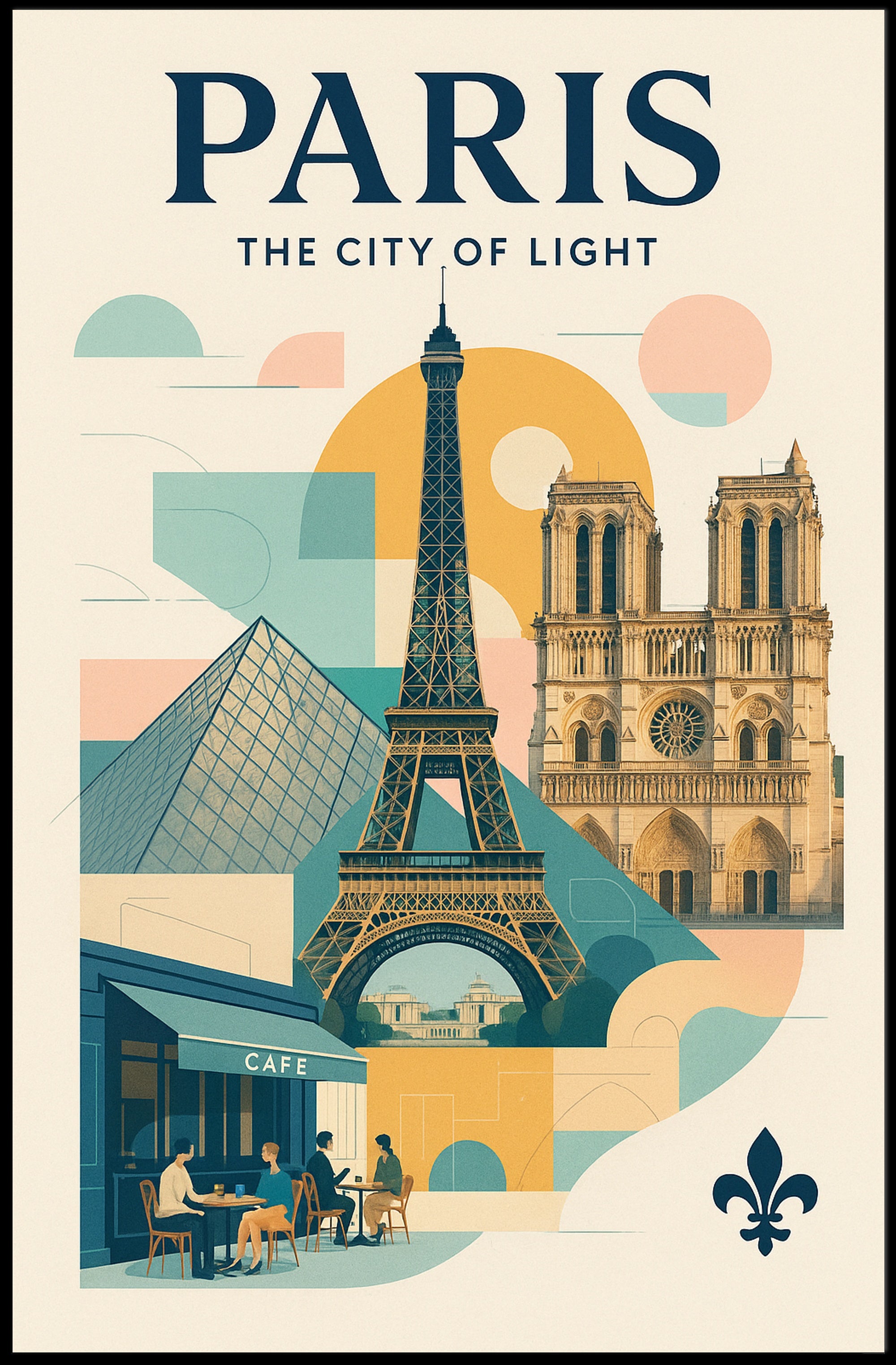 Paris  The City of Light Poster PosterGoat