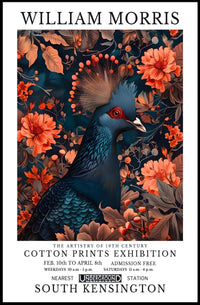 William Morris Textile Art Exhibition: Cultural or Heritage Poster