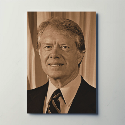 Jimmy Carter 39th President Sepia Photo