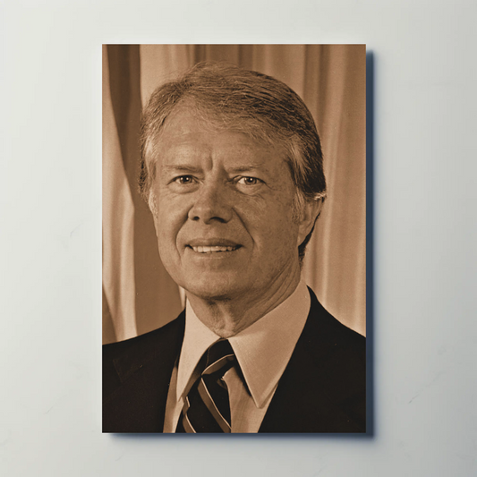 Jimmy Carter 39th President Sepia Photo