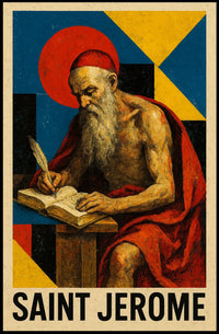 Saint Jerome Religious Art Poster