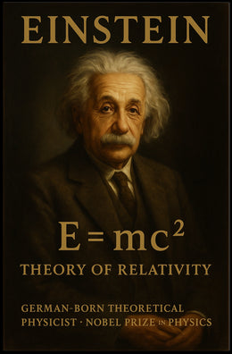 Albert Einstein Theory Of Relativity Poster