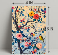 Blossoms And Birds William Morris Art Poster