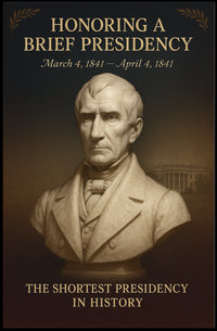 Honoring a Brief Presidency Poster