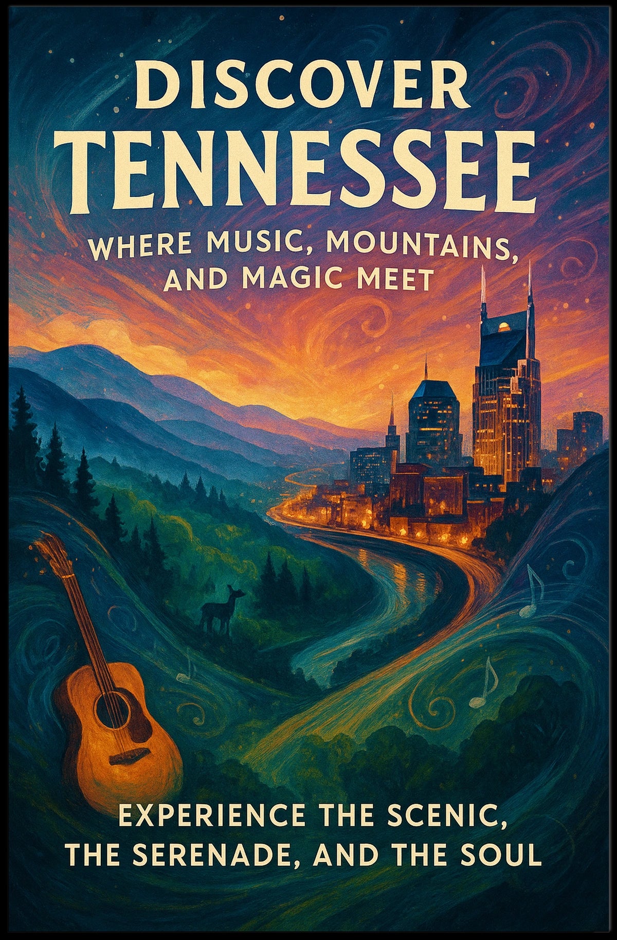 Discover Tennessee Poster