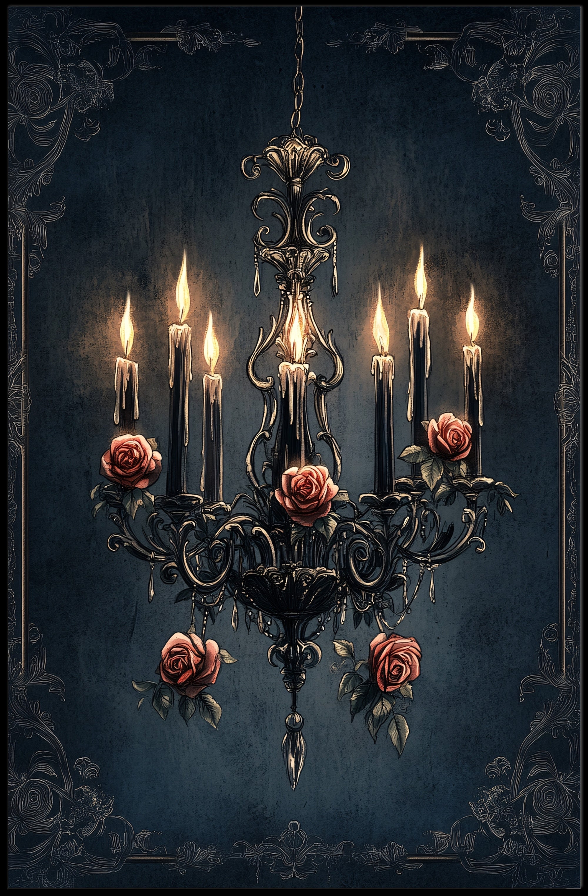 Elegance In Candlelight Poster
