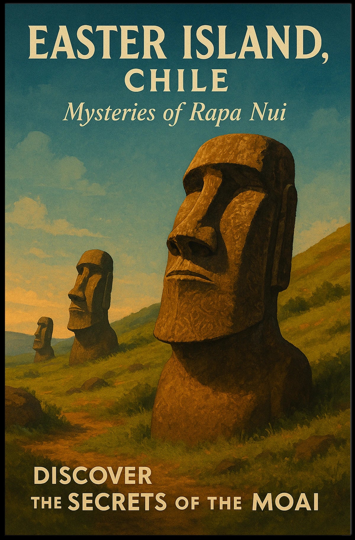 Discover the Mysteries of Easter Island Poster