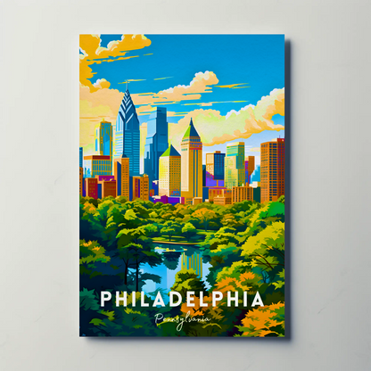 Philadelphia Travel Poster