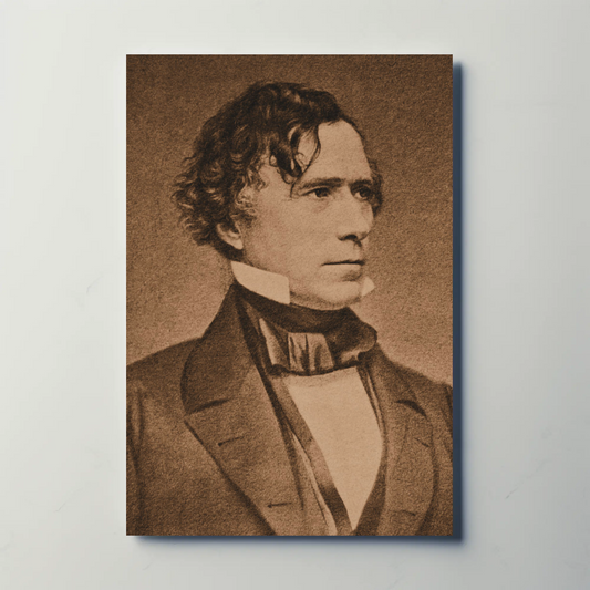 Franklin Pierce 14th President Sepia Photo