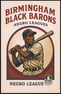 Birmingham Black Barons Negro Leagues Poster PosterGoat