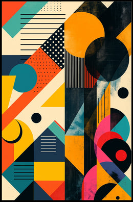 Geometric Abstraction Abstract Poster