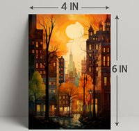 Autumn In The City Poster