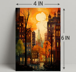 Autumn In The City Poster
