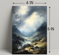 Majestic Mountain Landscape Poster