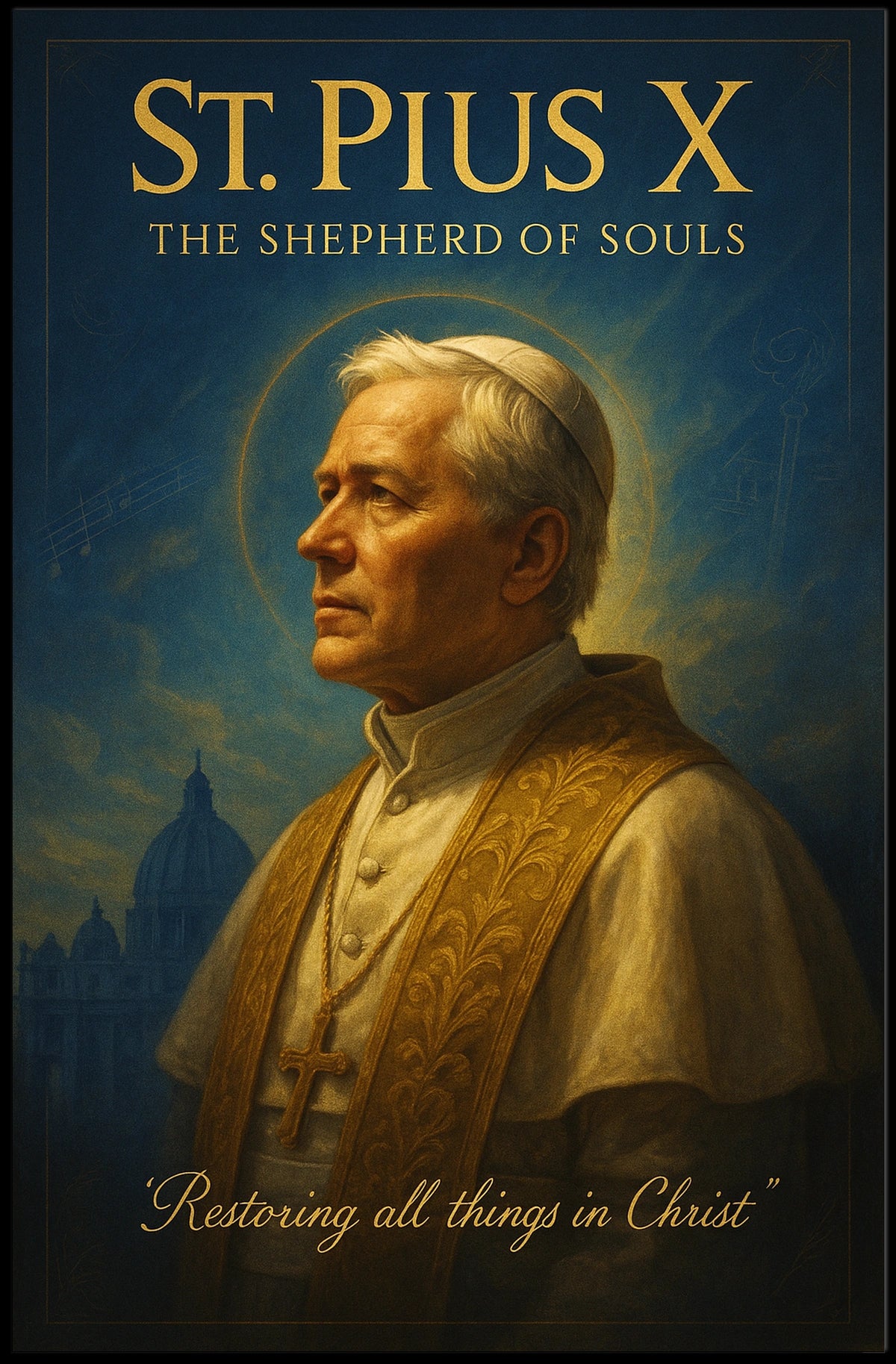 St. Pius X The Shepherd of Souls Poster
