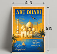 Discover Abu Dhabi Poster PosterGoat